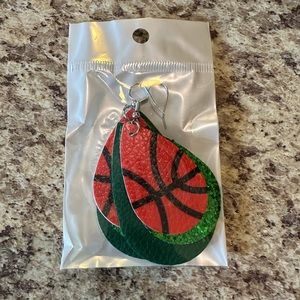 Basketball Dangle Earrings